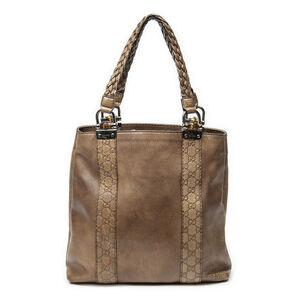 Gucci Vertical Bamboo Bar Shopper Tote